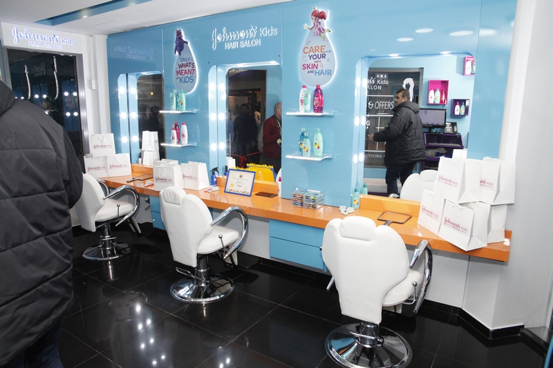 Launching of Johnson's Kids Hair Salon at KidzMondo